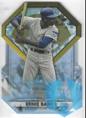 2022 Topps Diamond Greats Die-Cut #DG-DC-8 Ernie Banks HOF Chicago Cubs